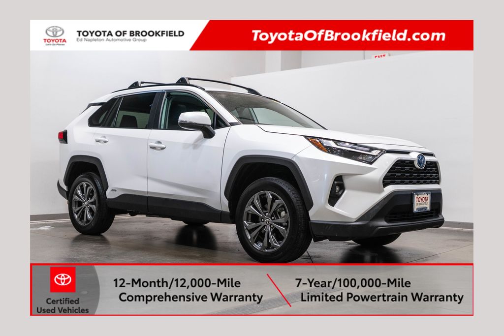 Pearl 2023 Toyota RAV4 Hybrid SUV / Crossover All-Wheel Drive Continuously Variable Transmission