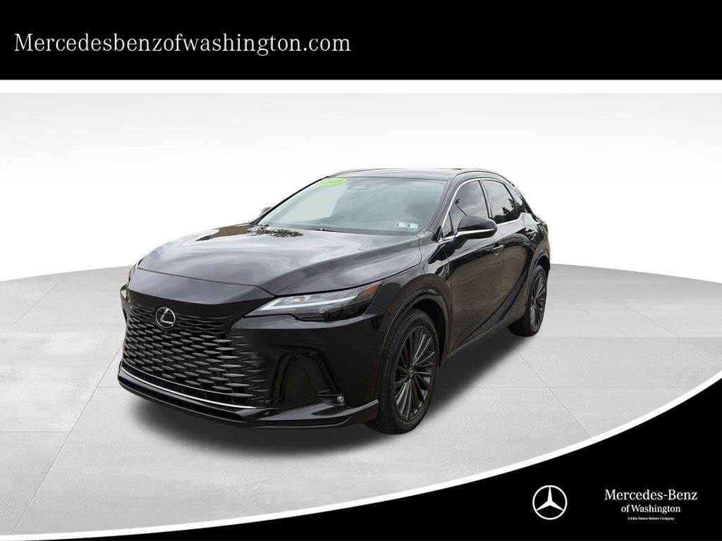 Black (Caviar) 2025 Lexus RX Hybrid SUV / Crossover All-Wheel Drive Continuously Variable Transmission