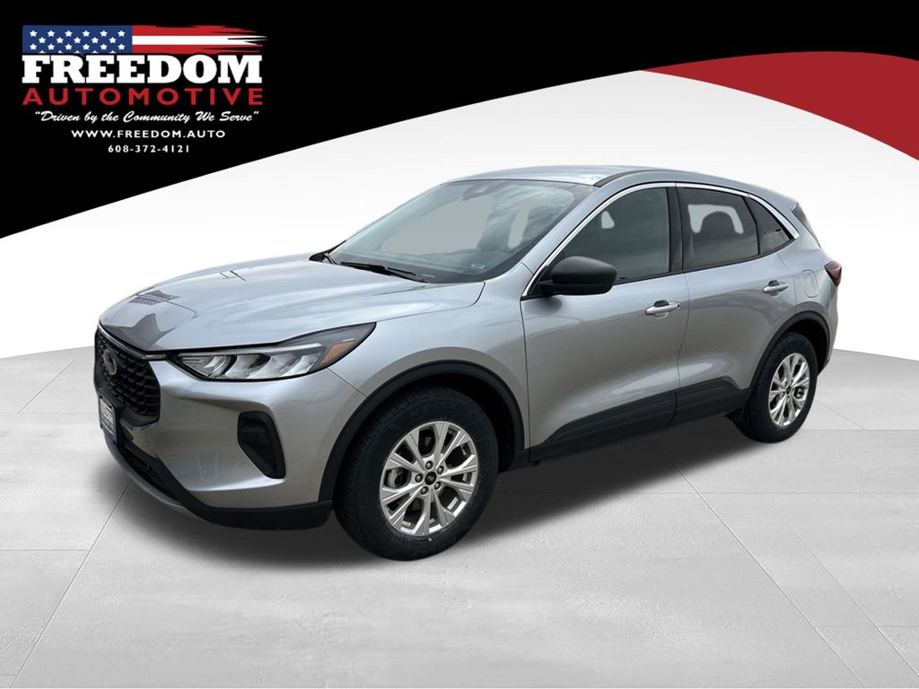 Iconic Silver Metallic 2024 Ford Escape SUV / Crossover All-Wheel Drive 8-Speed Automatic
