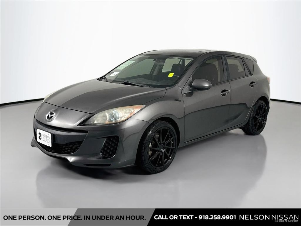 Gray (Graphite Mica) 2013 Mazda MAZDA3 Hatchback Front-Wheel Drive 6-Speed Automatic