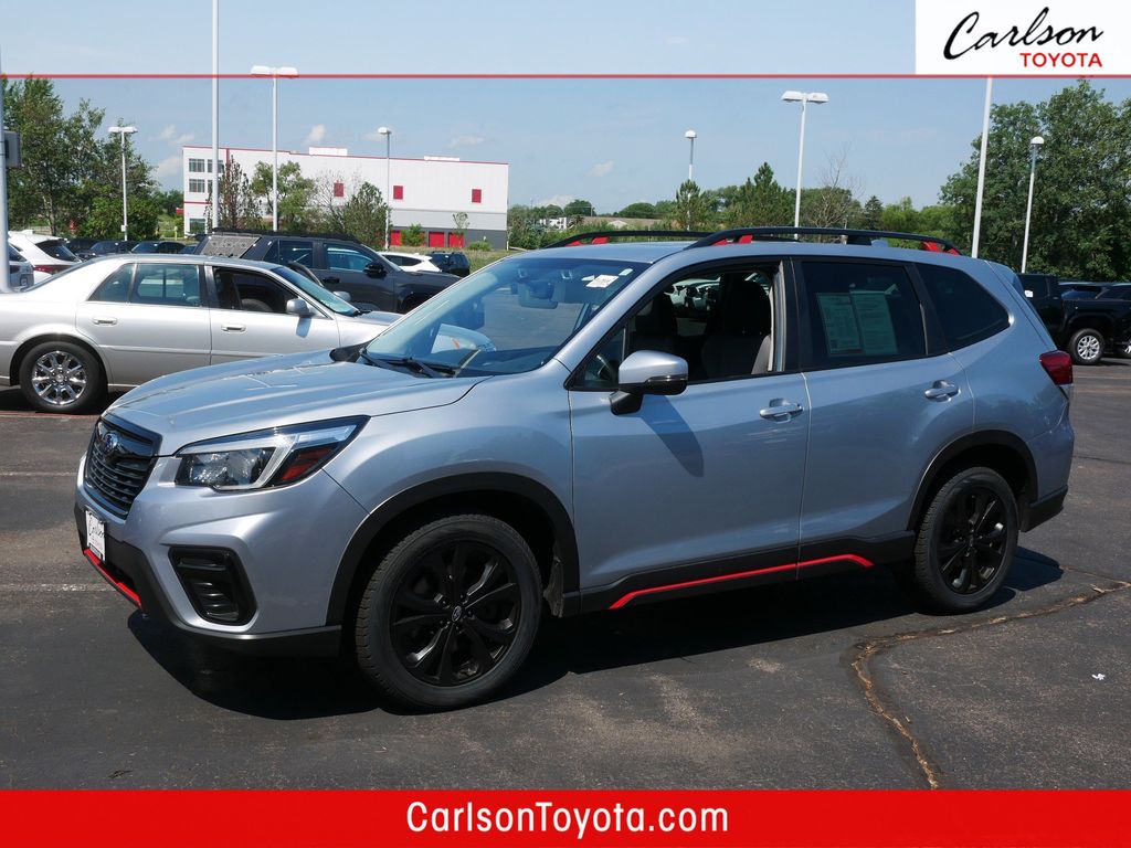 Ice Silver Metallic 2021 Subaru Forester SUV / Crossover All-Wheel Drive Continuously Variable Transmission