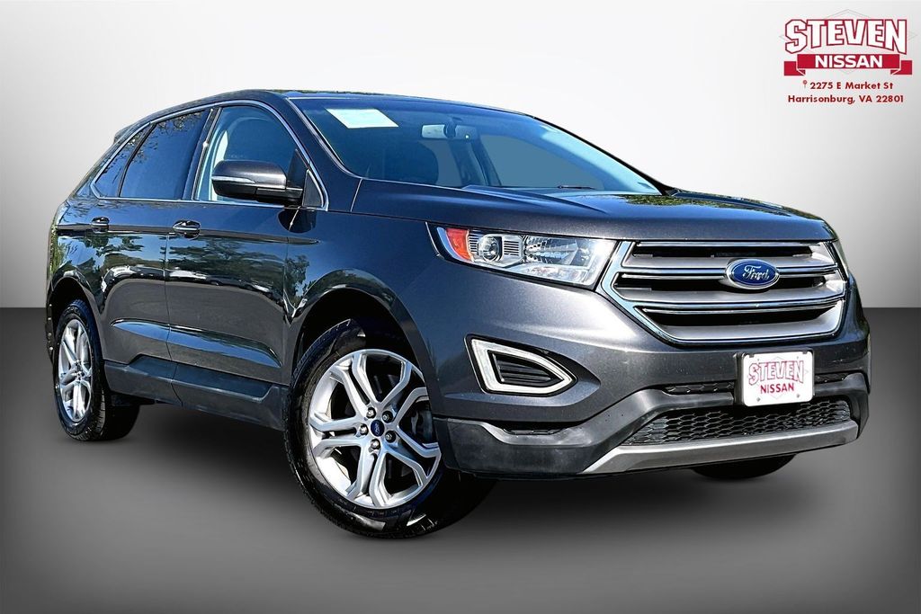 Gray (Magnetic) 2017 Ford Edge Titanium AWD SUV / Crossover All-Wheel Drive 6-Speed Automatic