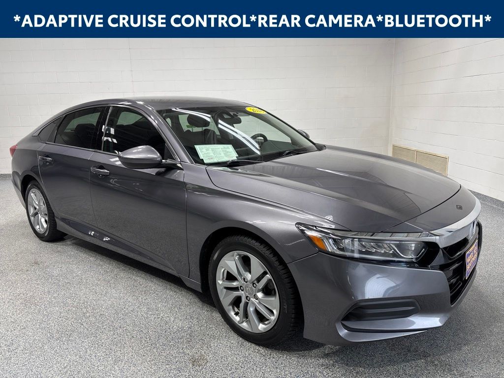Gray 2018 Honda Accord Sedan Front-Wheel Drive Continuously Variable Transmission