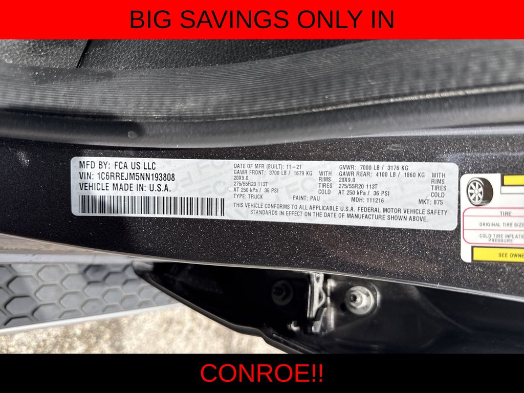 2022 Ram 1500 Laramie Gray at DeMontrond Auto Country