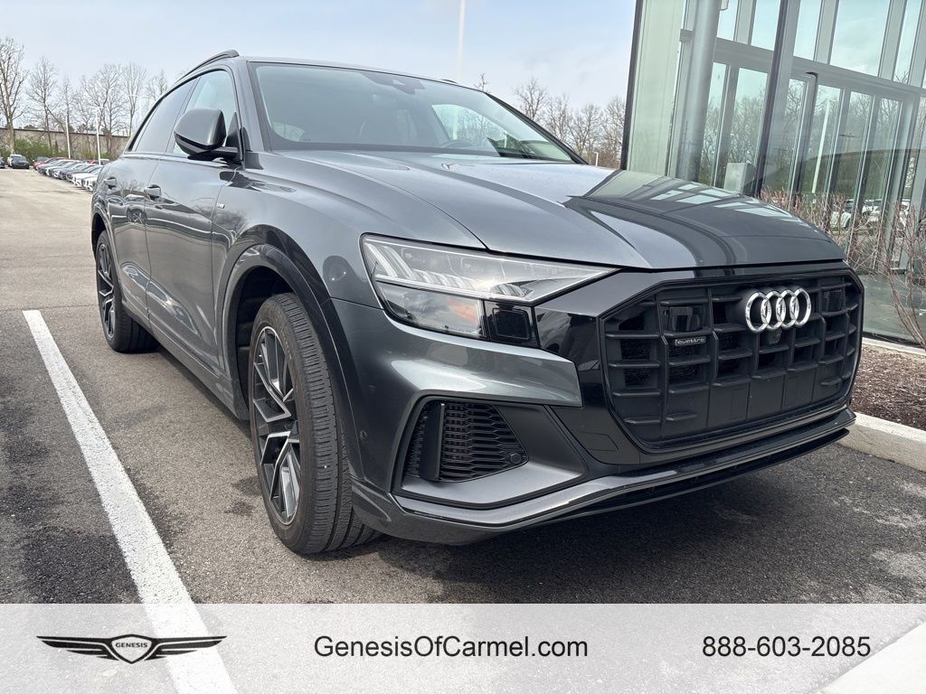 Gray 2019 Audi Q8 quattro Prestige 55 TFSI SUV / Crossover All-Wheel Drive 8-Speed Automatic