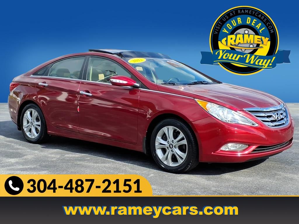 Red (Sparkling Ruby Mica) 2012 Hyundai Sonata Limited FWD Sedan Front-Wheel Drive 6-Speed Automatic