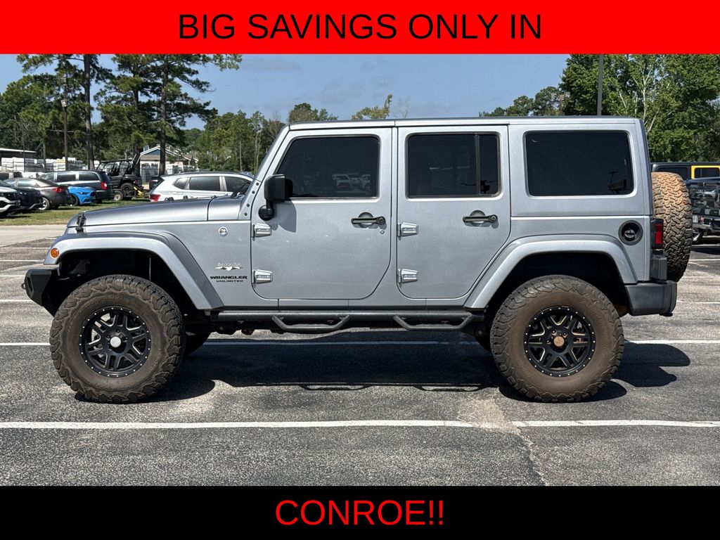 2017 Jeep Wrangler Unlimited Sahara Silver at Community Toyota