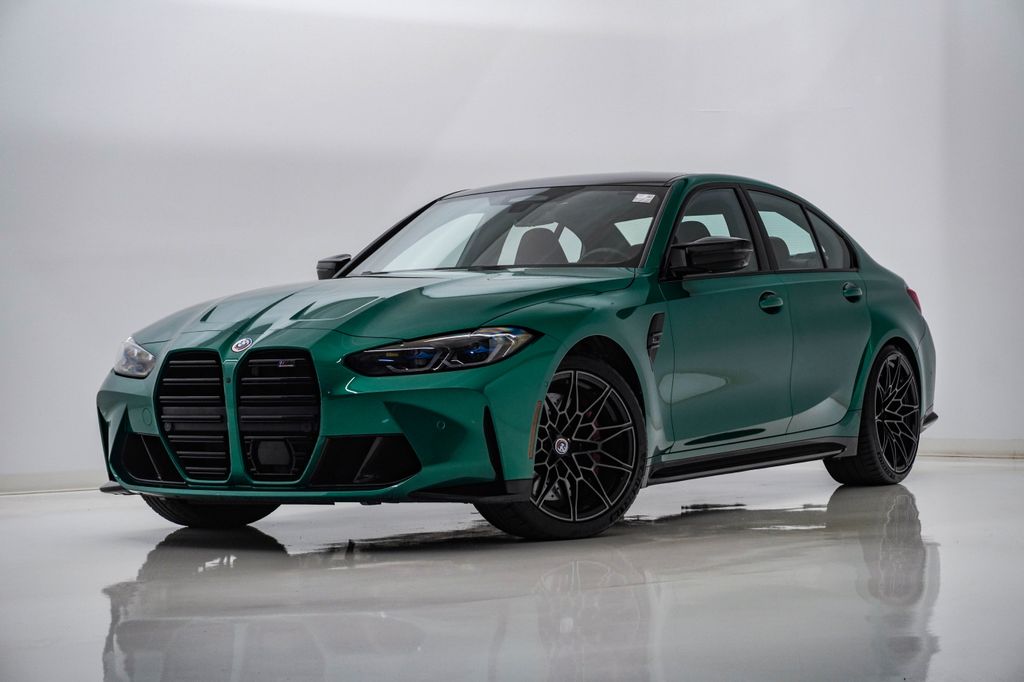 Isle of Man Green Metallic 2023 BMW M3 Sedan All-Wheel Drive 8-Speed Automatic