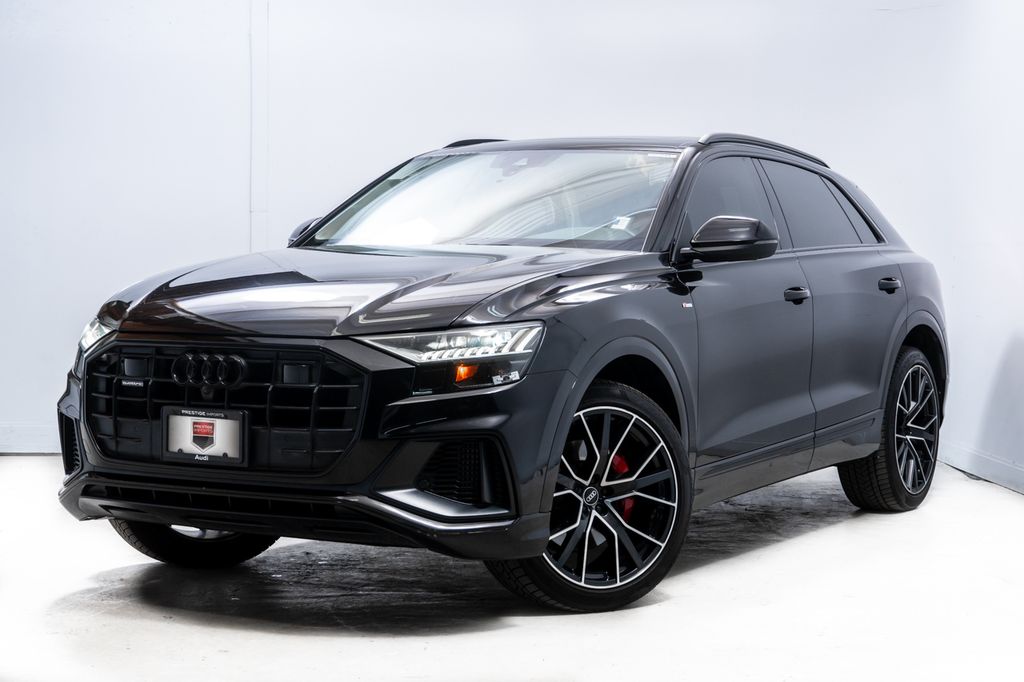 Orca Black Metallic 2021 Audi Q8 quattro Premium Plus 55 TFSI SUV / Crossover All-Wheel Drive 8-Speed Automatic