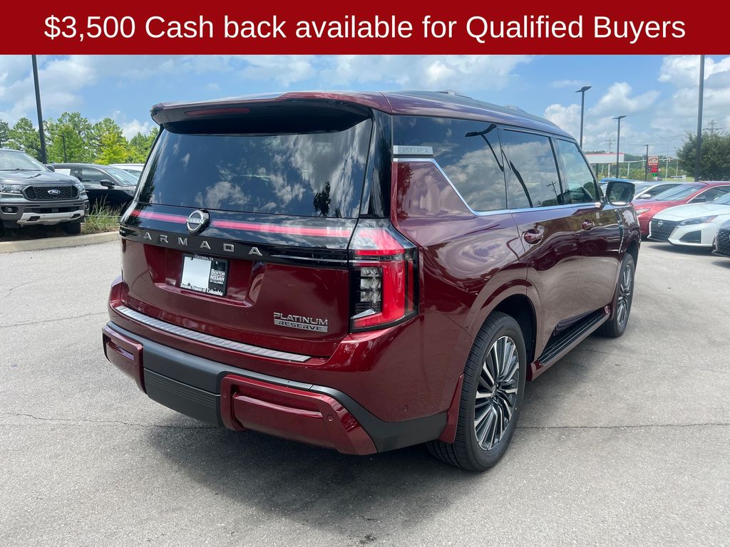 2026 Coulis Red Pearl Nissan Armada Platinum Reserve 4X4 SUV