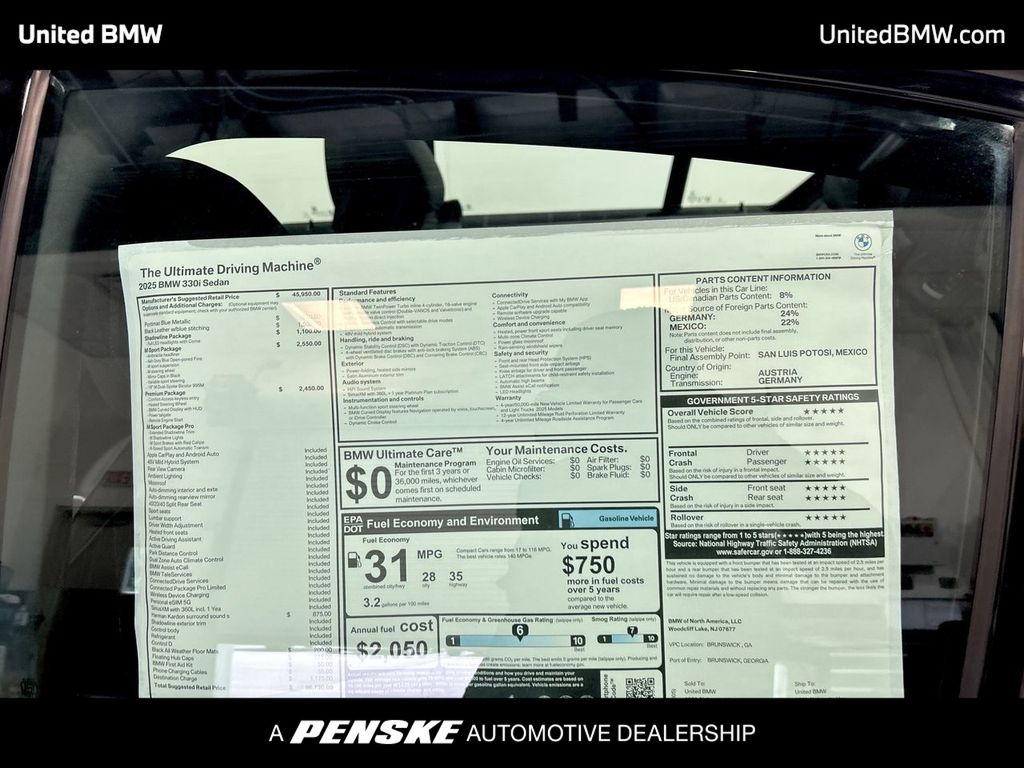2025 BMW 3 Series 330i 23