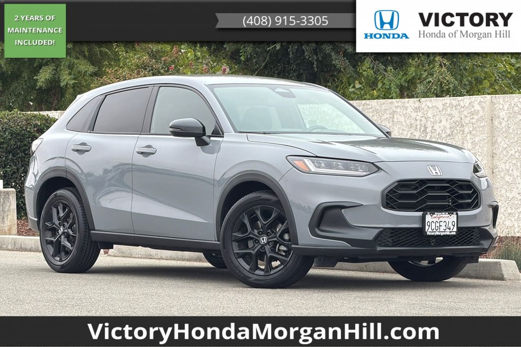 Urban Gray Pearl 2023 Honda HR-V SUV / Crossover All-Wheel Drive Continuously Variable Transmission