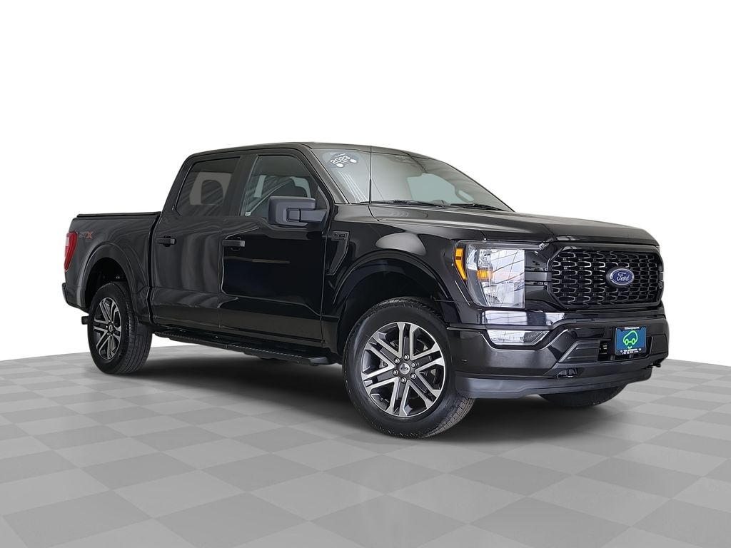 Black Metallic 2023 Ford F-150 Pickup Truck Four-Wheel Drive Automatic
