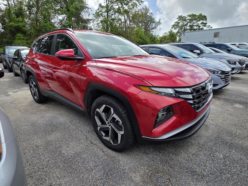 Calypso Red 2022 Hyundai Tucson SEL AWD SUV / Crossover All-Wheel Drive 8-Speed Automatic
