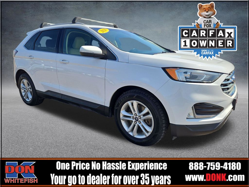 Oxford White 2020 Ford Edge SUV / Crossover All-Wheel Drive 8-Speed Automatic