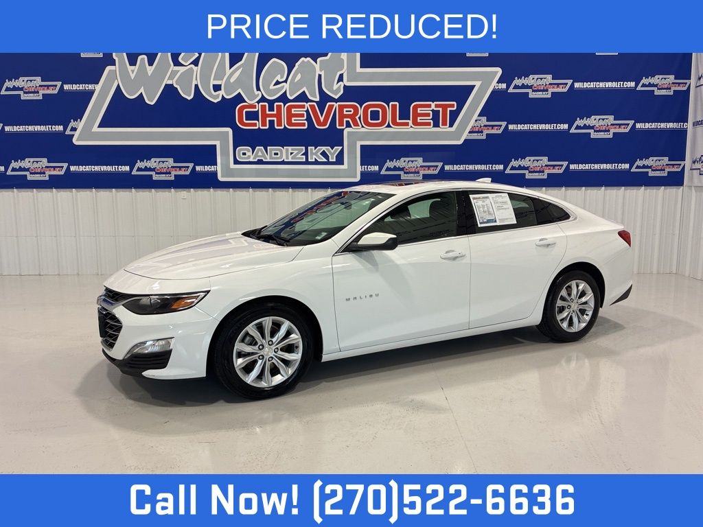 Summit White 2024 Chevrolet Malibu Sedan Front-Wheel Drive Continuously Variable Transmission
