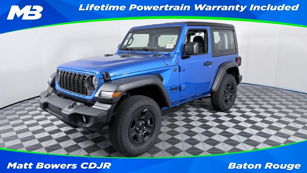 Hydro Blue Pearl Coat 2026 Jeep Wrangler SUV / Crossover Four-Wheel Drive 8-Speed Automatic