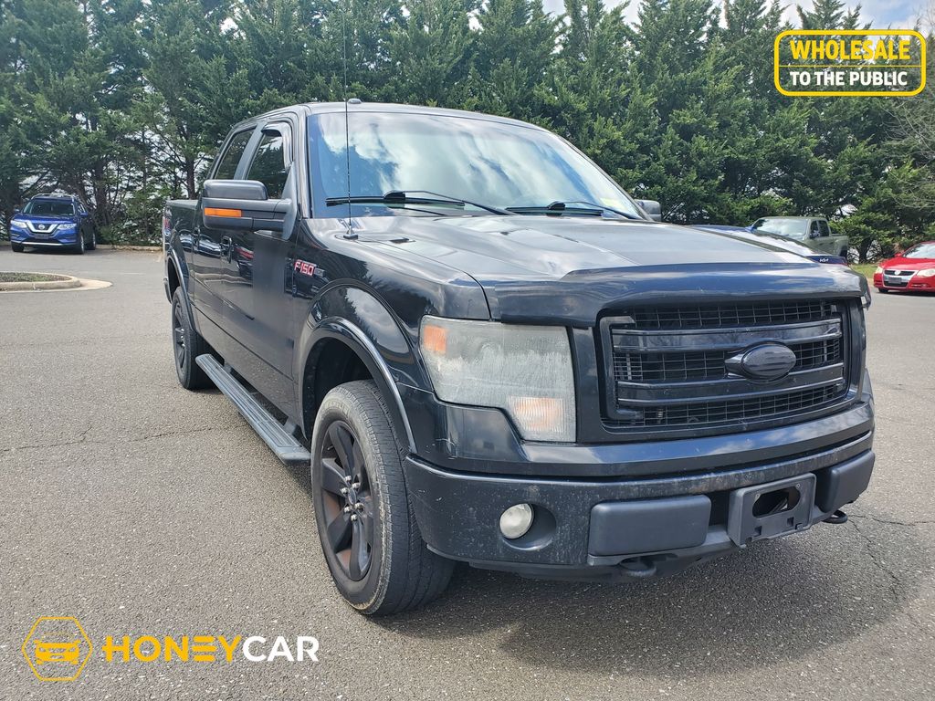 Tuxedo Black Metallic 2013 Ford F-150 FX4 SuperCrew 4WD Pickup Truck Four-Wheel Drive 6-Speed Automatic