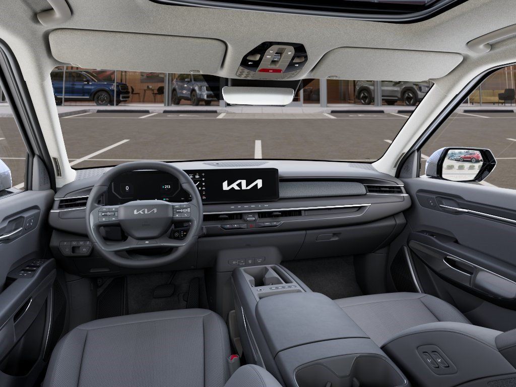 2026 Kia EV9 Light Long Range White at Shottenkirk Kia Fort Bend
