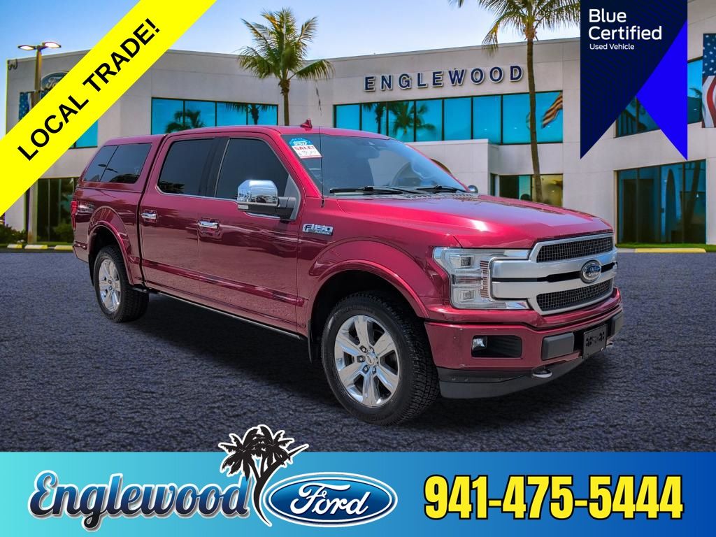Ruby Red Metallic Tinted Clearcoat 2019 Ford F-150 Pickup Truck Four-Wheel Drive Automatic