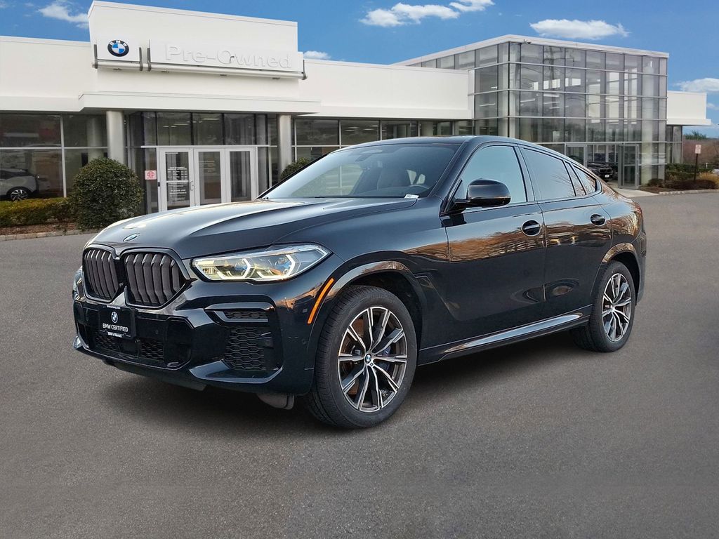 Carbon Black Metallic 2023 BMW X6 M50i AWD SUV / Crossover All-Wheel Drive 8-Speed Automatic