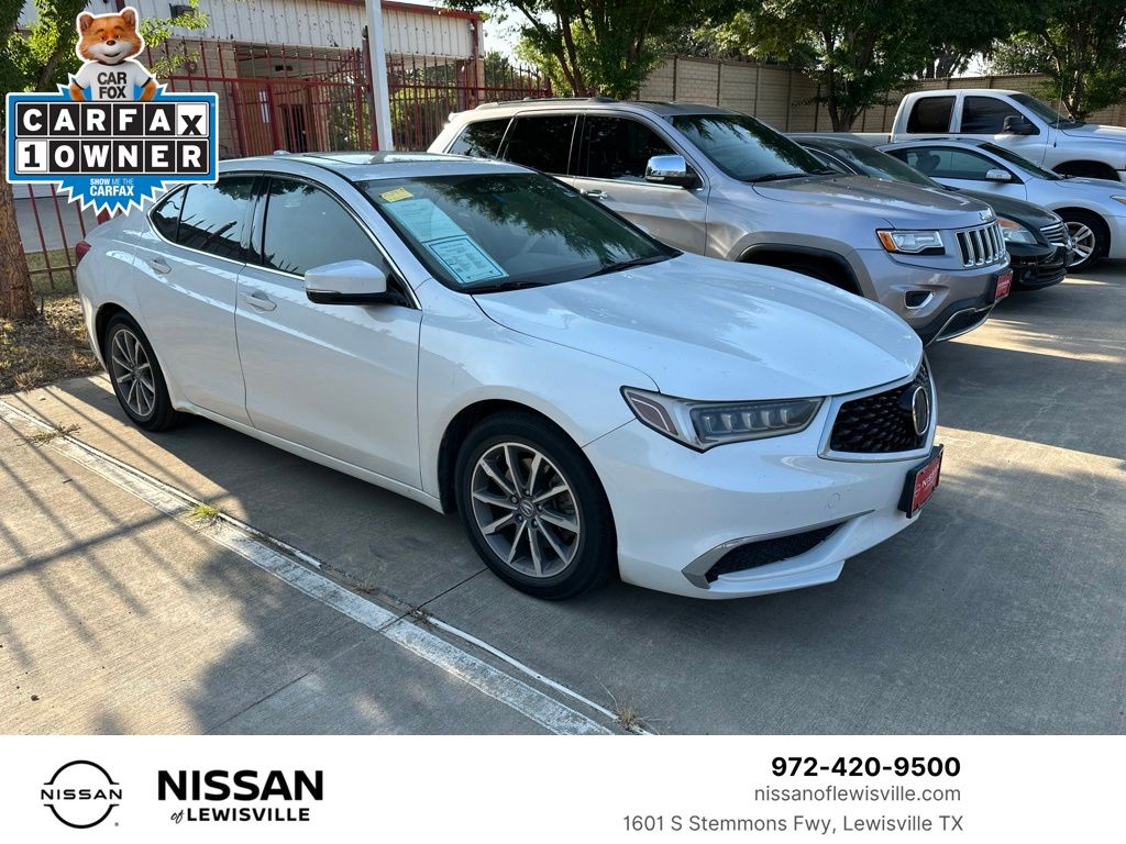 Platinum White Pearl 2020 Acura TLX Sedan Front-Wheel Drive 8-Speed Dual Clutch