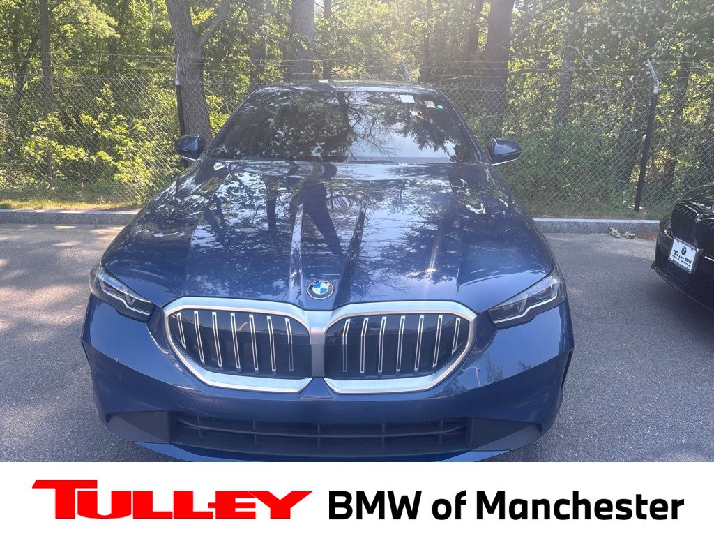 Phytonic Blue Metallic 2024 BMW 5 Series Sedan All-Wheel Drive 8-Speed Automatic
