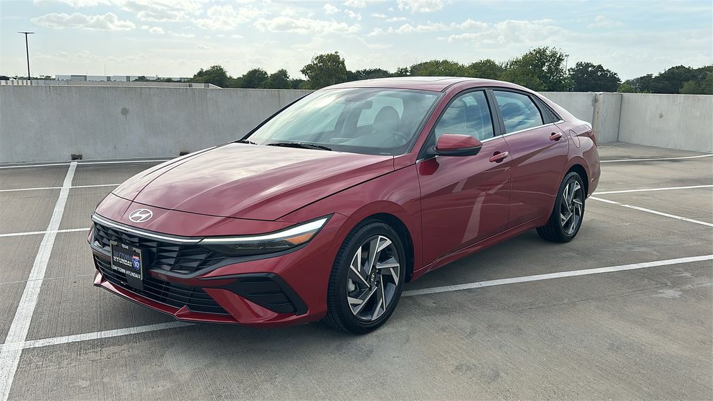 2025 Hyundai Elantra Limited Red at Emmons Autoplex