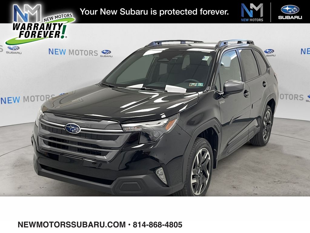 Black / Silver 2026 Subaru Forester Hybrid Premium AWD SUV / Crossover All-Wheel Drive Continuously Variable Transmission