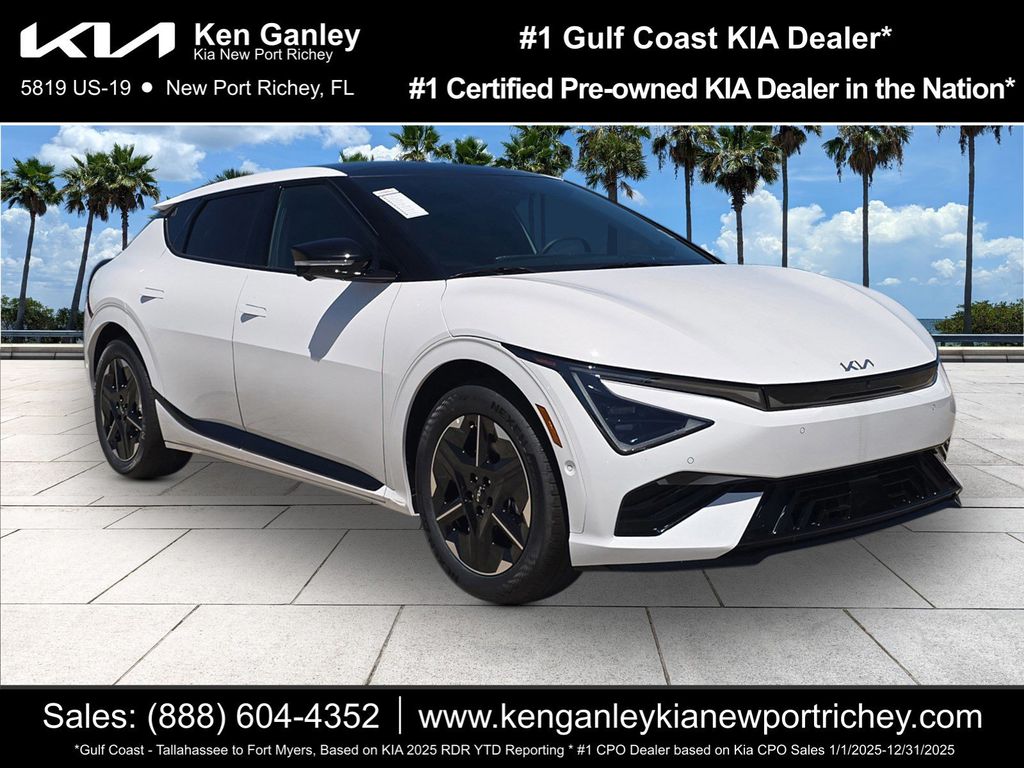 Glacial White Pearl 2026 Kia EV6 SUV / Crossover Rear-Wheel Drive 1-Speed Automatic