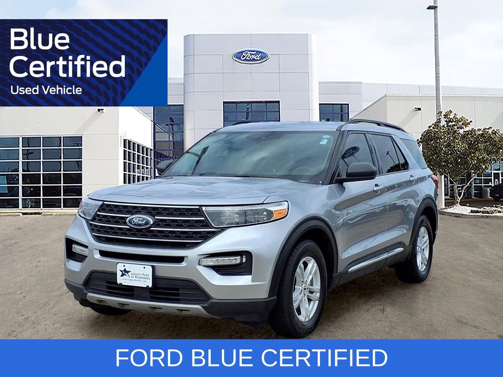 Silver Metallic 2024 Ford Explorer SUV / Crossover Rear-Wheel Drive Automatic