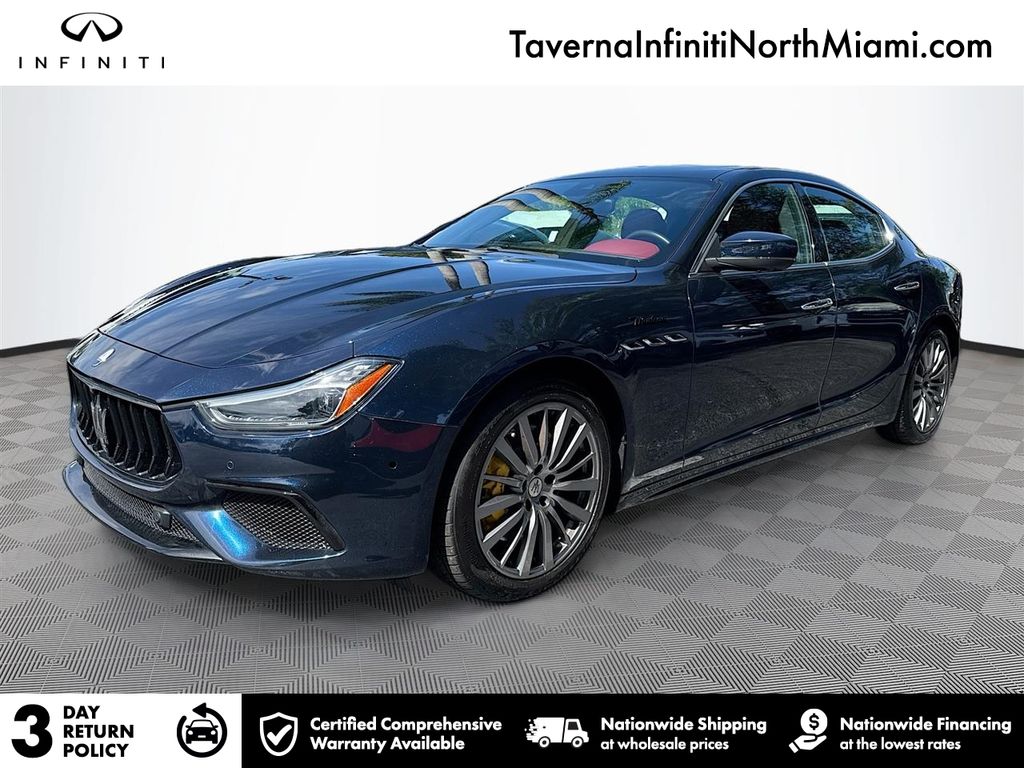 Red 2023 Maserati Ghibli Sedan Rear-Wheel Drive 8-Speed Automatic