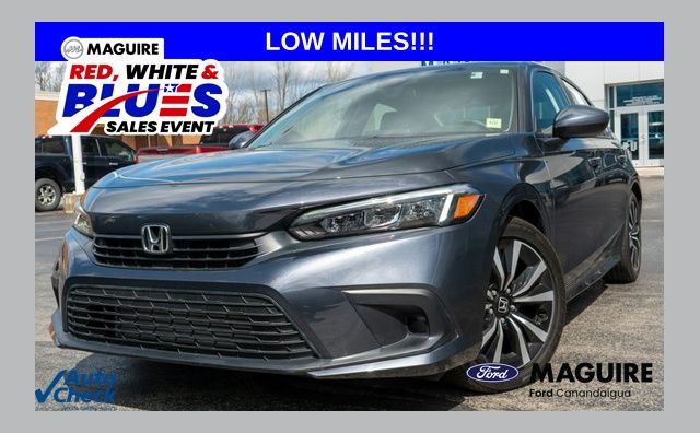 Smokey Mauve Pearl 2022 Honda Civic Sedan Front-Wheel Drive Continuously Variable Transmission