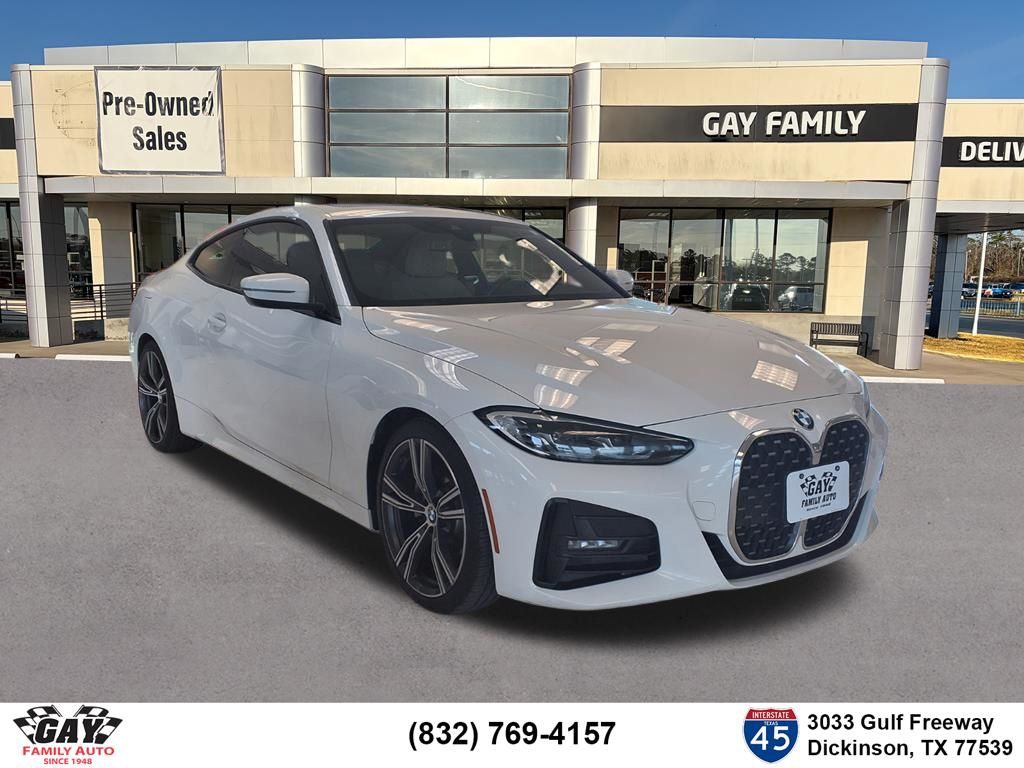 Alpine White 2021 BMW 4 Series 430i Coupe RWD Coupe Rear-Wheel Drive 8-Speed Automatic