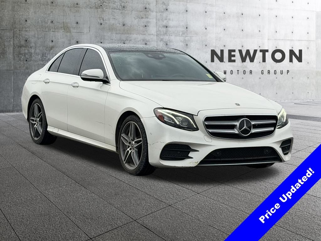 White 2019 Mercedes-Benz E-Class Sedan All-Wheel Drive 9-Speed Automatic