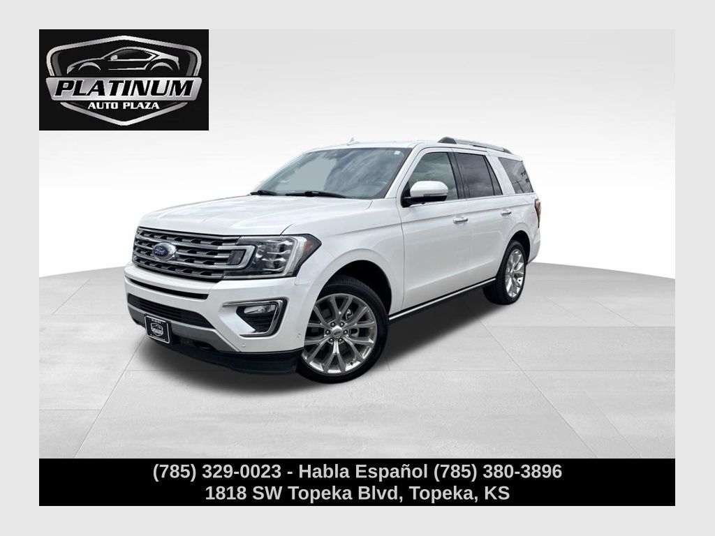 White Platinum Clearcoat Metallic 2019 Ford Expedition SUV / Crossover Four-Wheel Drive Automatic