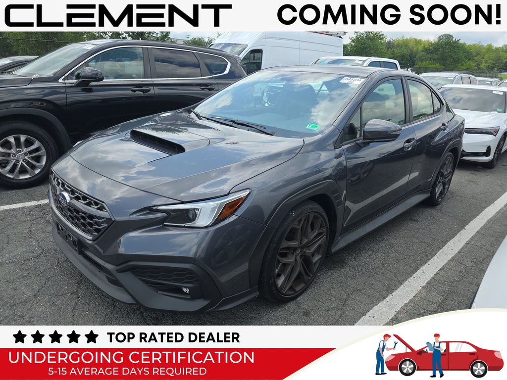 Magnetite Gray Metallic 2024 Subaru WRX Sedan All-Wheel Drive 6-Speed Manual