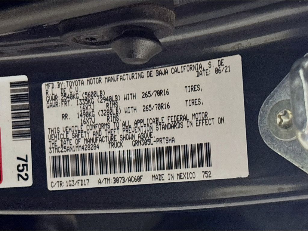 2021 Toyota Tacoma TRD Sport