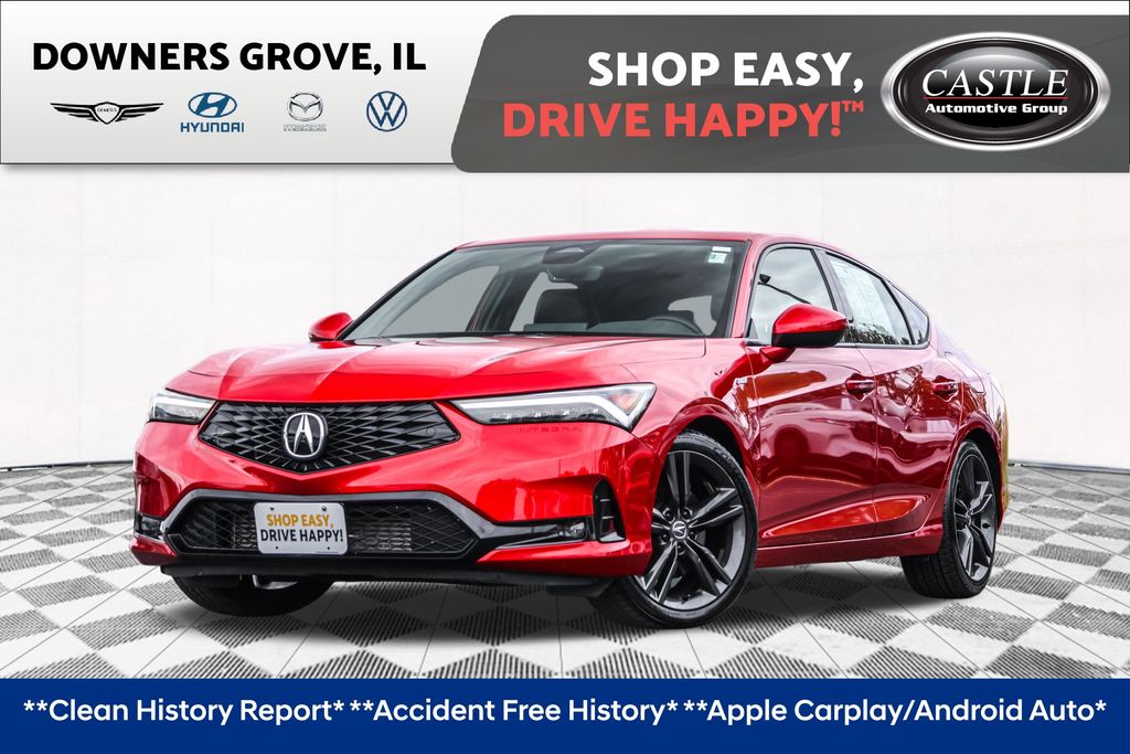 Performance Red Pearl 2024 Acura Integra Hatchback Front-Wheel Drive Continuously Variable Transmission