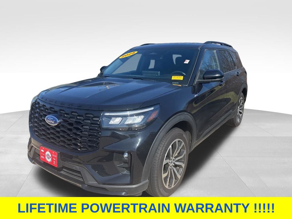 Black Metallic 2025 Ford Explorer ST-Line AWD SUV / Crossover All-Wheel Drive Automatic