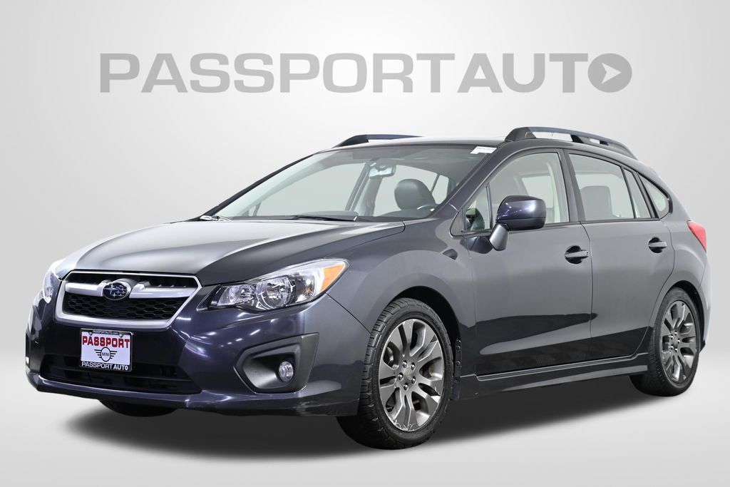 Dark Gray Metallic 2012 Subaru Impreza Hatchback All-Wheel Drive Automatic