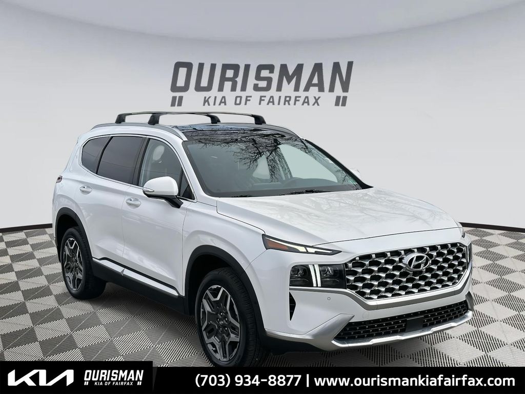 Used 2021 Hyundai Santa Fe Limited HEV with VIN KM8S5DA14MU010453 for sale in Fairfax, VA
