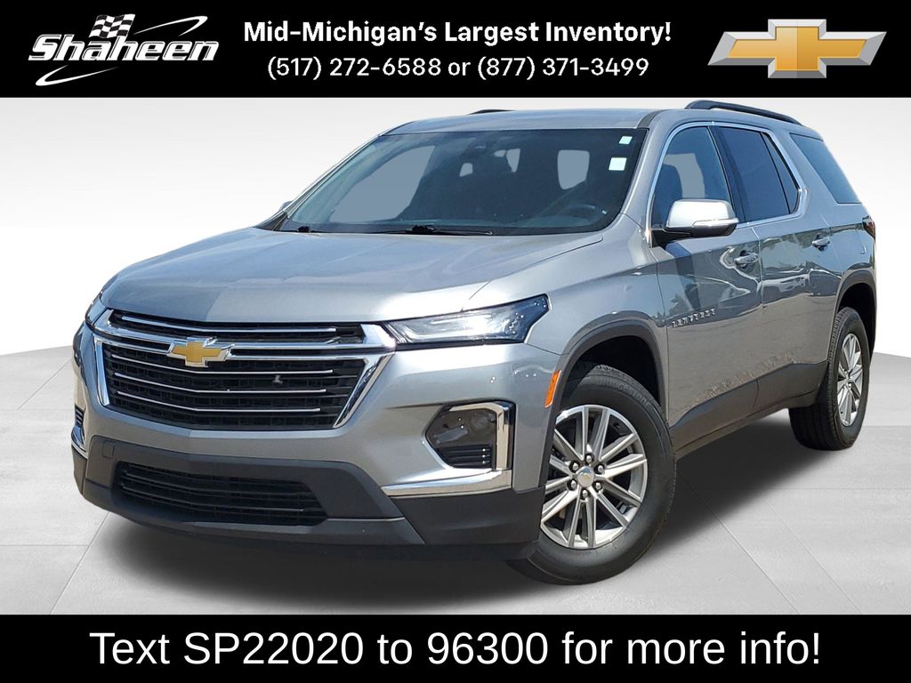 Sterling Gray Metallic 2023 Chevrolet Traverse LT Cloth AWD SUV / Crossover Four-Wheel Drive 9-Speed Automatic