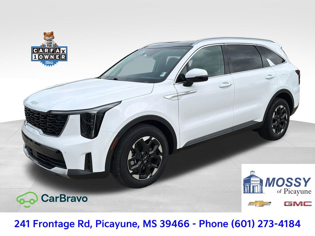 Glacial White Pearl 2025 Kia Sorento S FWD SUV / Crossover Front-Wheel Drive 8-Speed Automatic