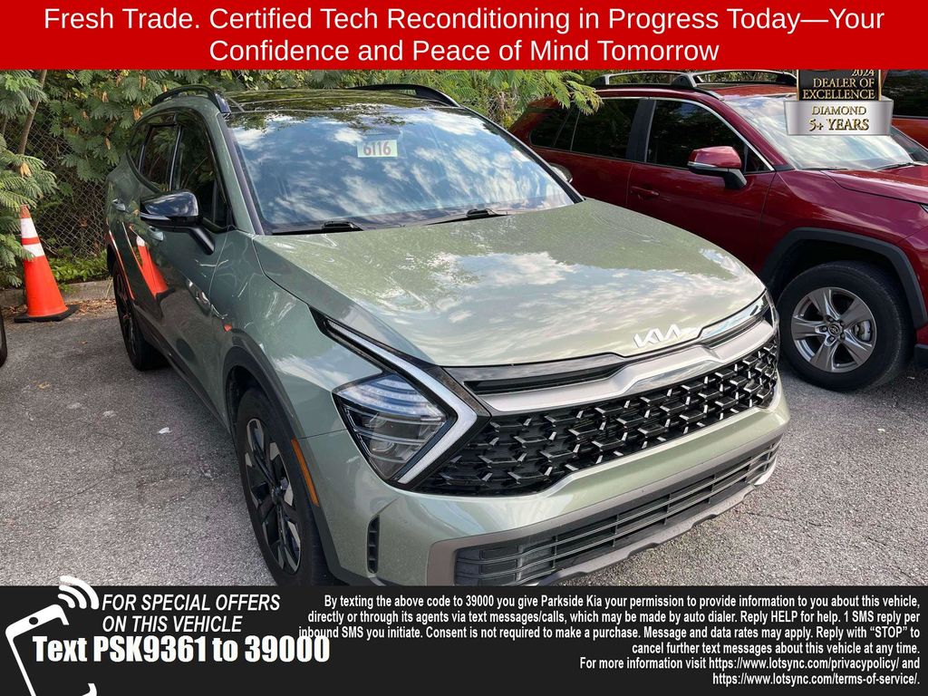 Green 2024 Kia Sportage SUV / Crossover All-Wheel Drive 8-Speed Automatic