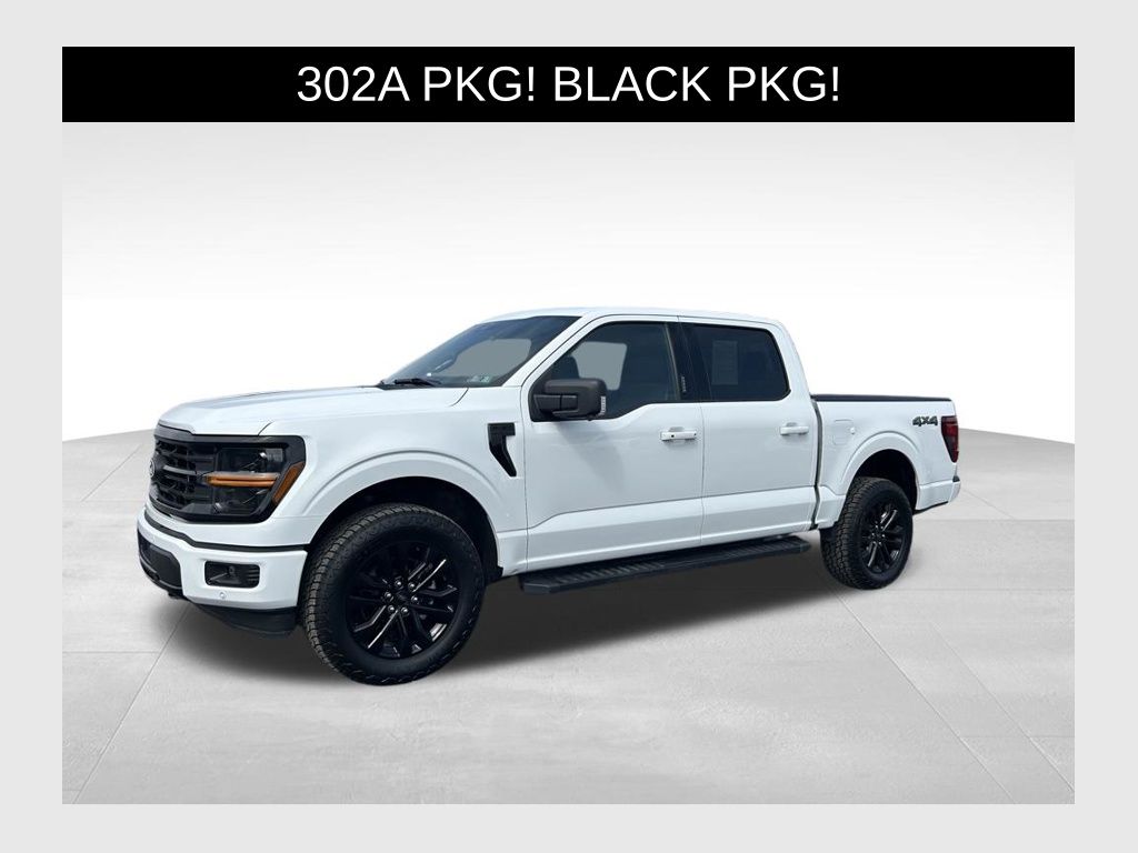 Oxford White 2024 Ford F-150 XLT SuperCrew 4WD Pickup Truck Four-Wheel Drive Automatic