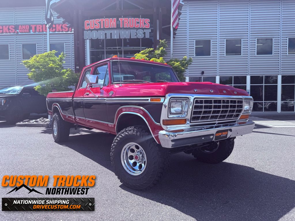 Black 1968 Ford F-250 Pickup Truck
