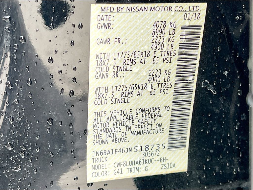 Used 2018 Magnetic Black Nissan PRO-4X image 33