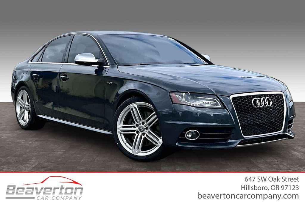 Gray 2010 Audi S4 Sedan All-Wheel Drive 7-Speed Automatic