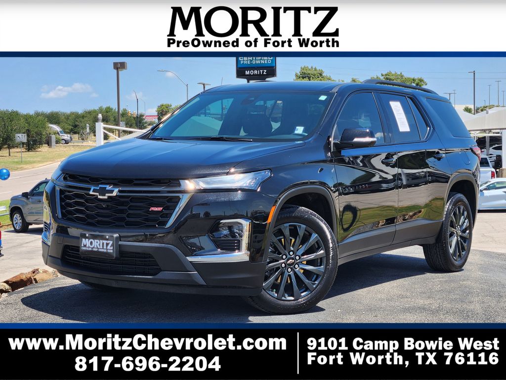 Black Metallic 2023 Chevrolet Traverse SUV / Crossover Front-Wheel Drive Automatic
